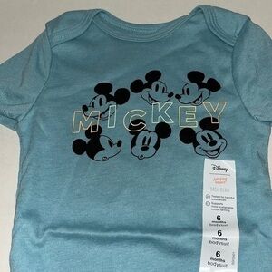 Jumping Beans Blue Mickey Bodysuit